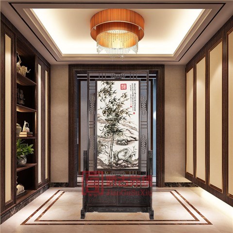 苏州特色手工艺品|双面绣屏风|手工刺绣竹子|厂家直销