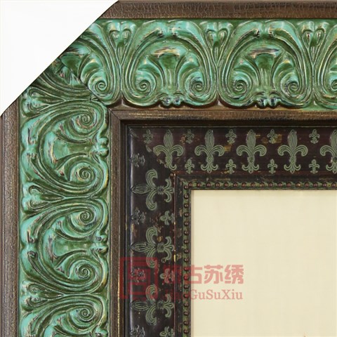 娇古苏绣装饰画|『莲渚文禽图』手工刺绣荷花鸳鸯单面绣送友人新婚礼物装饰画